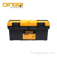 Boîte à outils en plastique DingQi Heavy Duty Multifunction Box